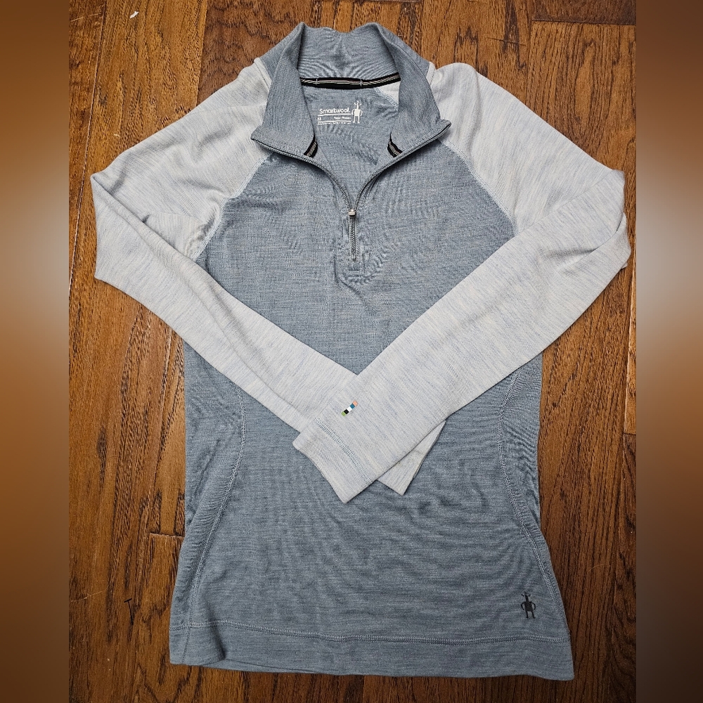 Smartwool Women's Gray Quarter-Zip Top